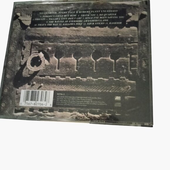 Jimmy Page Robert Plant No Quarter CD Album - Picture 5 of 5